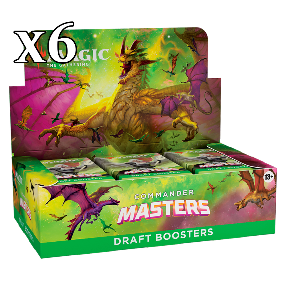 D20130000-4-1-2.jpg Commander Masters Draft Booster Display Case (x6) - Image 1