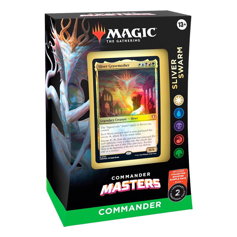 D20160000-4-1-2.jpg Commander Masters Commander Decks: Sliver Swarm - Image 1
