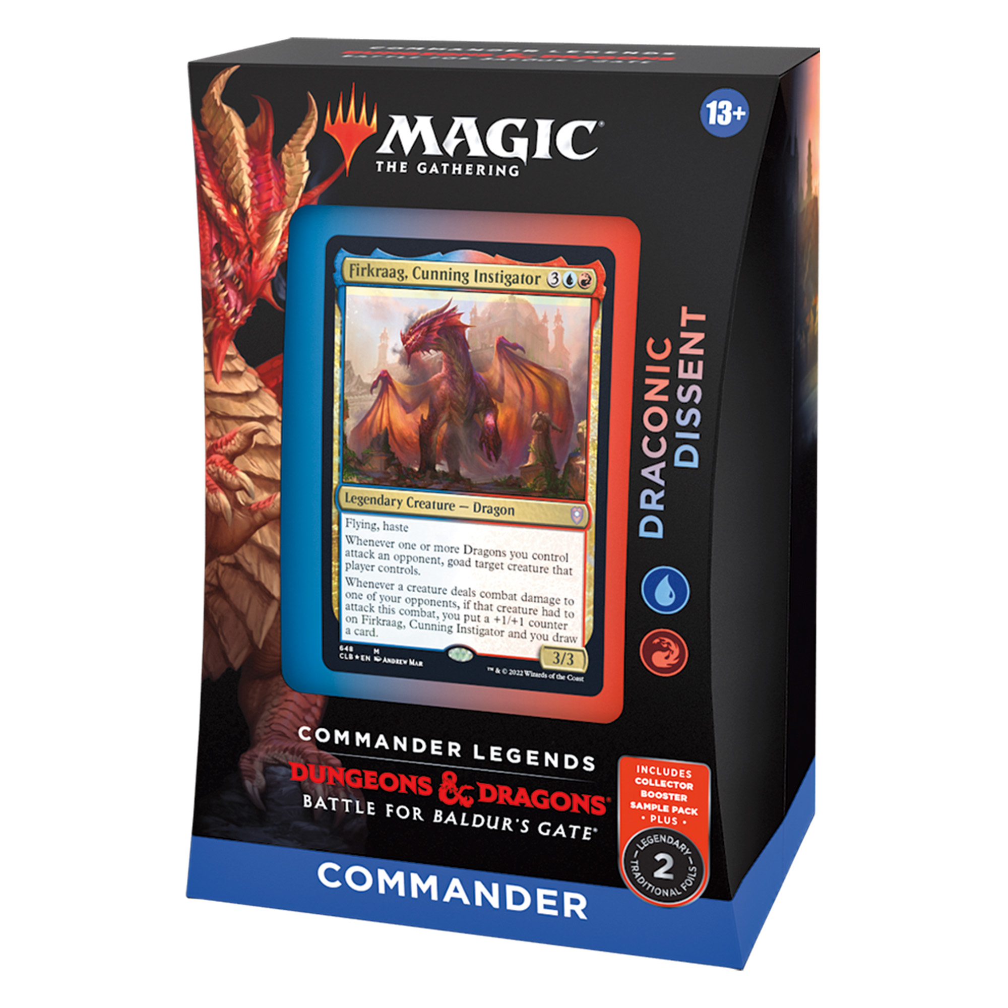 Draconic-2.jpg Commander Legends: Battle for Baldur's Gate: Draconic Dissent Deck - Image 1