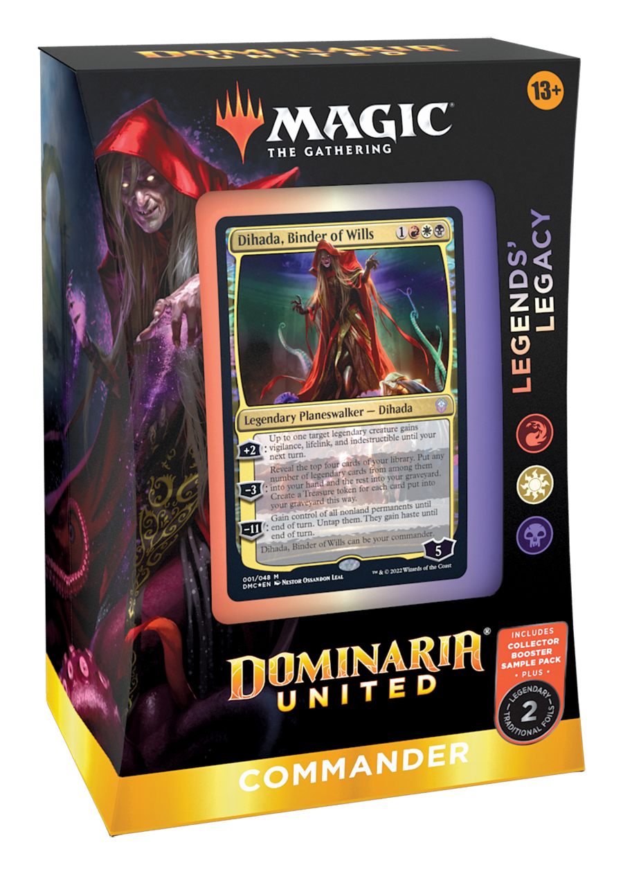 MTGDMU_EN_CmndrOtrBx_02_01-2.png Dominaria United Commander Deck: Legends' Legacy - Image 1