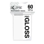 60 Eclipse Gloss Small Deck Protector Sleeves (Arctic White) 