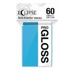 60 Eclipse Gloss Small Deck Protector Sleeves (Sky Blue) 
