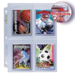 Ultra Pro: Platinum Series 4-Pocket 3-Hole Secure Page for Toploaders Display (1 Page)