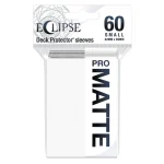 60 Eclipse Matte Small Deck Protector Sleeves (Arctic White) 