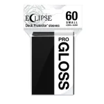60 Eclipse Gloss Small Deck Protector Sleeves (Jet Black) 