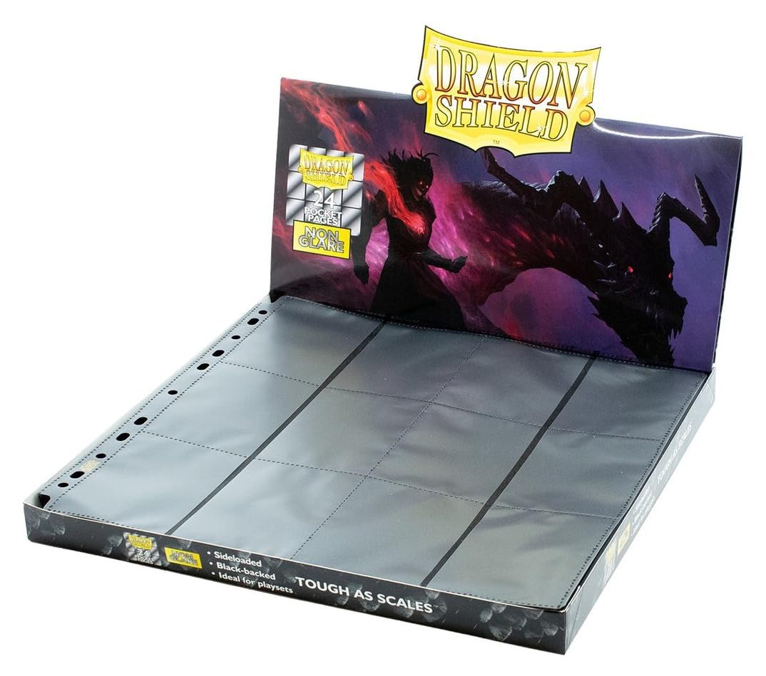 611w4jPhbkL Dragon Shield: 50 Sideloaded 24-Pocket Pages (Non-Glare) - Image 1
