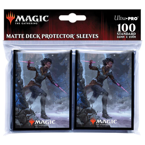 8 Kaldheim: Kaya the Inexorable Standard Deck Protector Sleeves (100ct) - Image 1