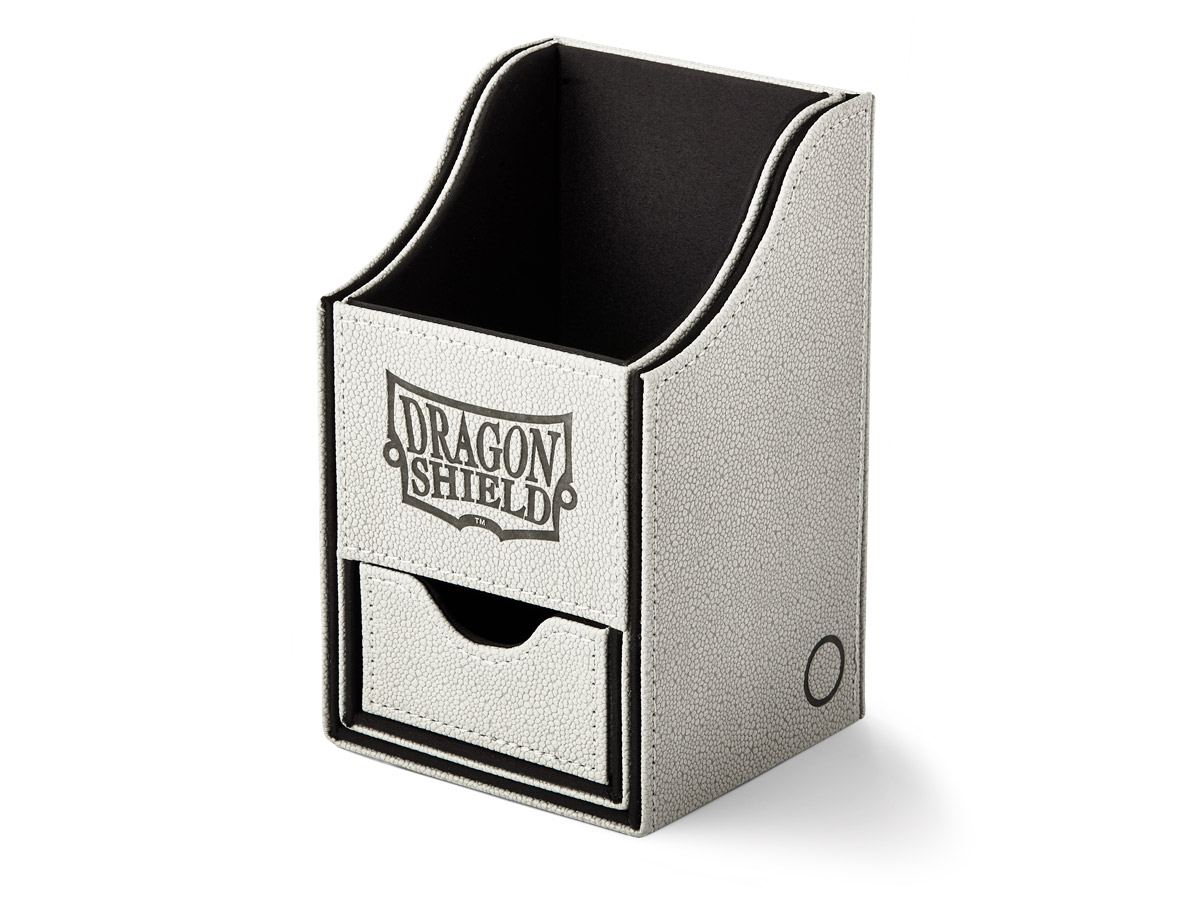 AT-40207-DS-NEST100-INVERTED-LIGHTGREY-open-1200x900-1.jpg Dragon Shield - Nest Box+ 100 - Light Grey/Black - Image 1