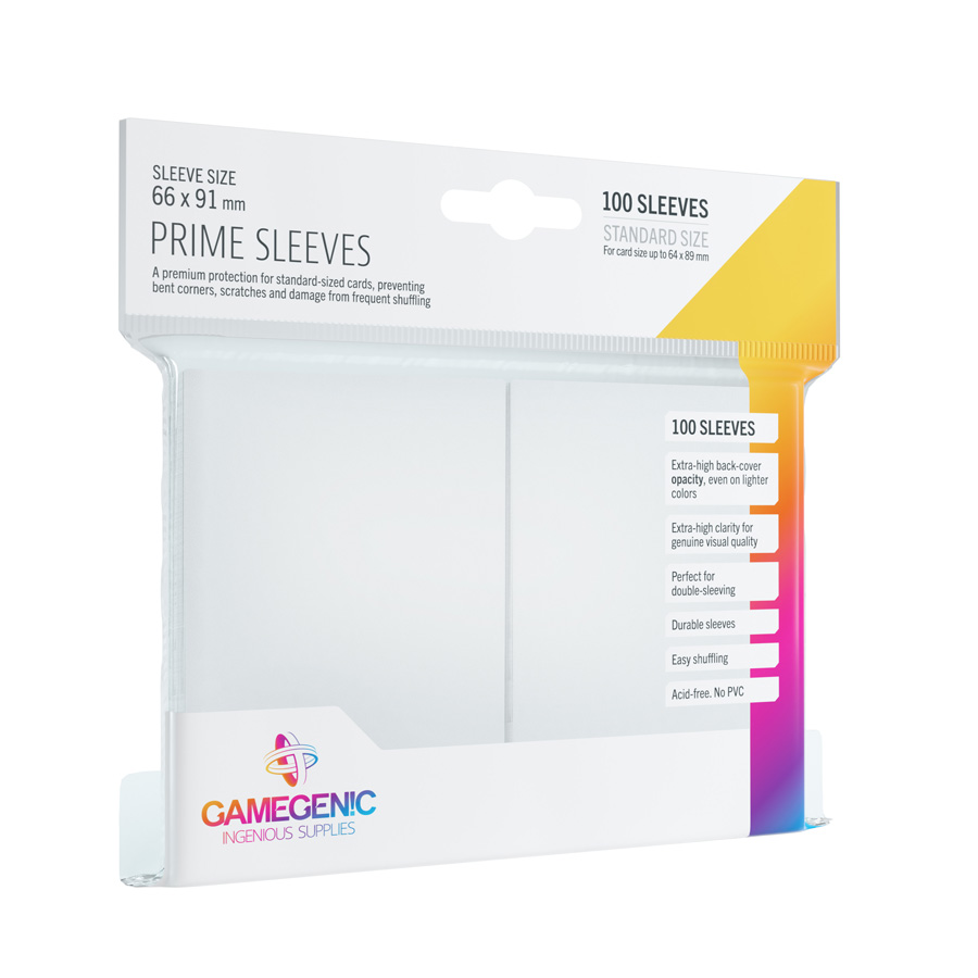 GG-S10017ML.jpg Gamegenic - Prime Sleeves - 100 Sleeves (White) - Image 1
