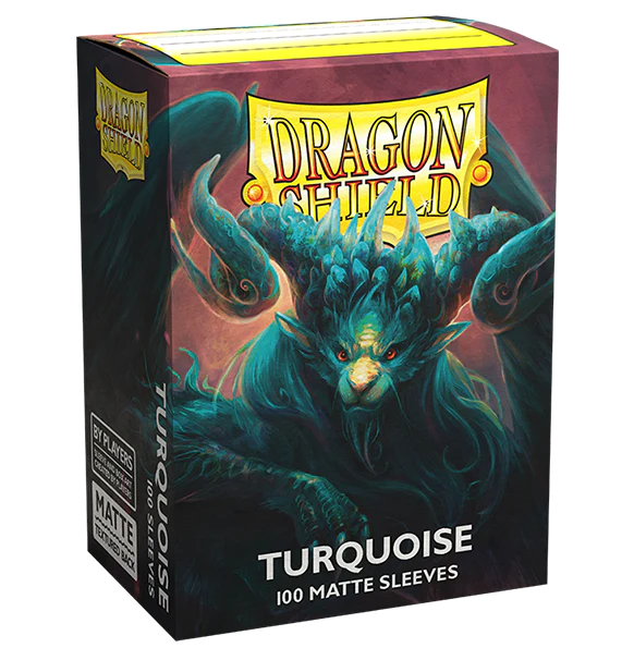 Mattesleevesturquoise1003_1024x1024.webp Dragon Shield - Matte Sleeves - Turquoise - Image 1