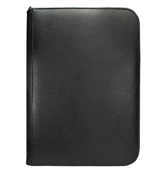 Ultraprovivid4pocketportfolioblack4_1024x1024.webp Ultra Pro: Vivid 9-Pocket Zippered Pro Binder - Black - Image 1