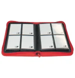 Ultra Pro: Vivid 4-Pocket Zippered Pro Binder - RED - Image 2