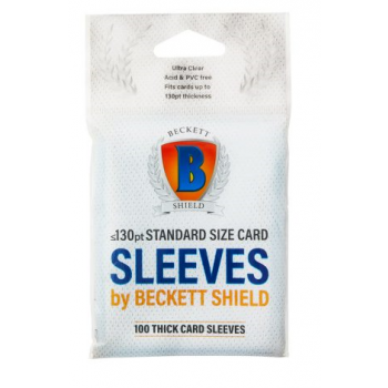 beckett-shield-thick-standard-sleeves.png Beckett Shield Thick Cards Card Sleeves (100 Sleeves) - Image 1
