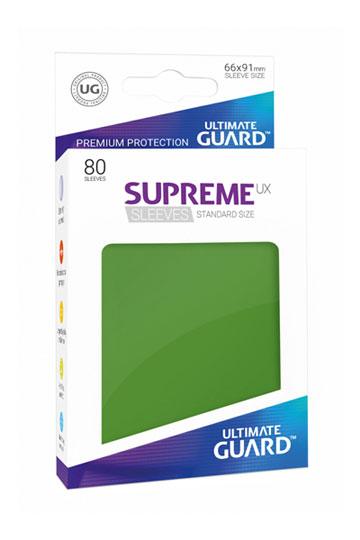 d_ugd010535.jpg Ultimate Guard - Supreme UX - Green - 80 Pack - Image 1
