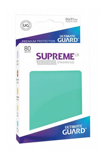 d_ugd010537.jpg Ultimate Guard - Supreme UX - Turquoise - 80 Pack - Image 1