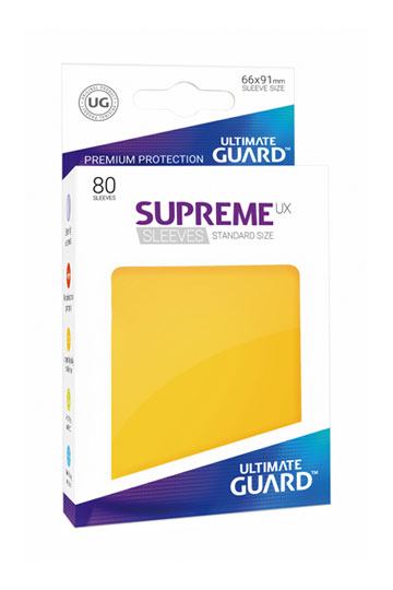 d_ugd010546.jpg Ultimate Guard - Supreme UX - Yellow - 80 Pack - Image 1