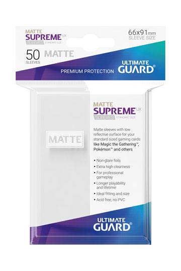 d_ugd010810.jpg Ultimate Guard - Supreme UX - Matte White - 50 Pack - Image 1