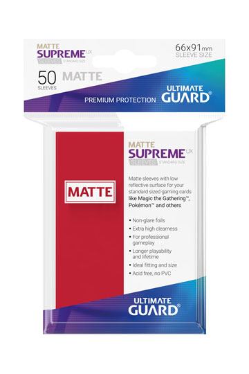 d_ugd010823.jpg Ultimate Guard - Supreme UX - Matte Red - 50 Pack - Image 1