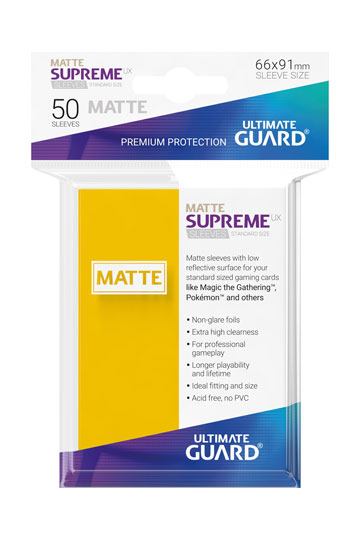 d_ugd010826.jpg Ultimate Guard - Supreme UX - Matte Yellow - 50 Pack - Image 1