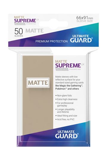 d_ugd010827.jpg Ultimate Guard - Supreme UX - Matte Sand - 50 Pack - Image 1