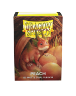 Dragon Shield - Dual Matte Sleeves - Peach