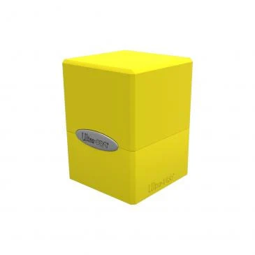 gul box Ultra Pro Classic Satin Cube Deck Box (Yellow) 100+ - Image 1