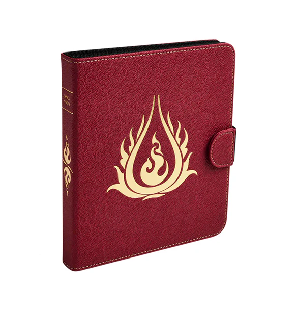 DragonShieldSpellCodexBloodRed Dragon Shield - Spell Codex Portfolio - Blood Red - Image 1