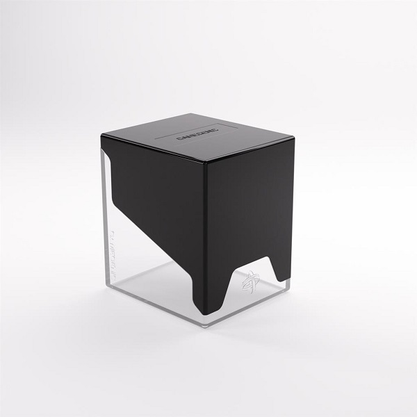 ggs22018ml GameGenic - Bastion 100+ XL Deck Box - Black/Transparent - Image 1