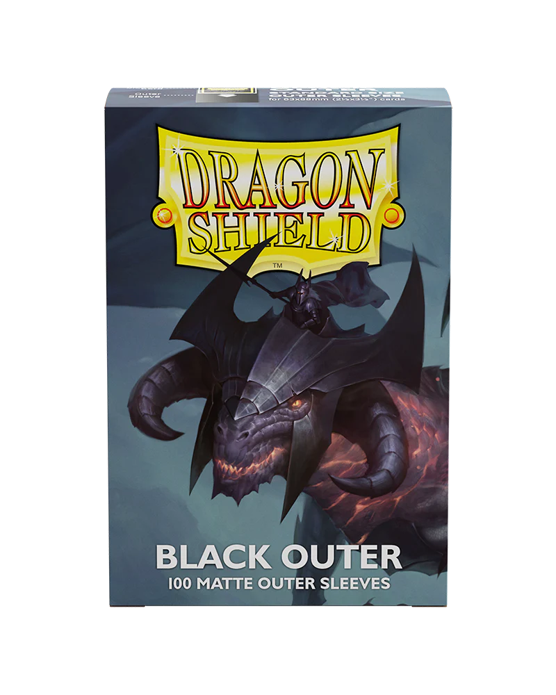 outer-sleeves-black-matte_1800x1800 Dragon Shield - Outer Sleeves- Matte Black - Image 1