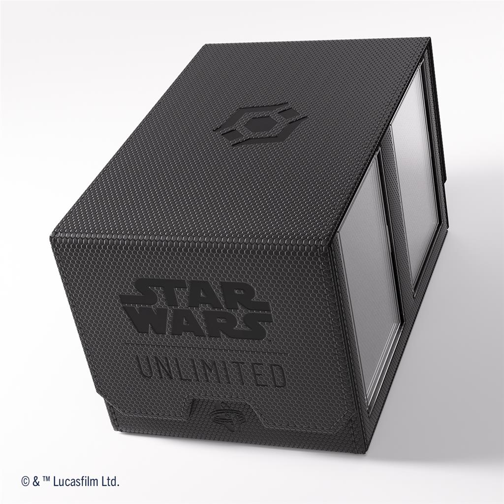 104667_0 Gamegenic - Star Wars: Unlimited Double Deck Pod - Black - Image 1