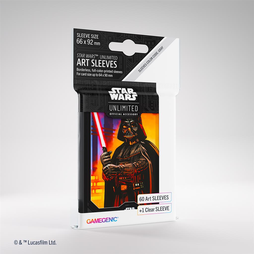 104678_0 Gamegenic - Star Wars: Unlimited Art Sleeves - Darth Vader - Image 1