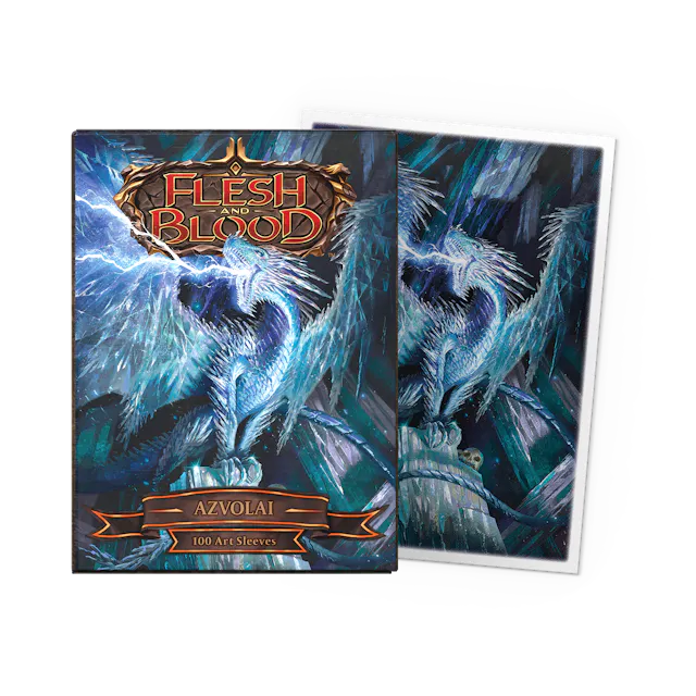 1 Dragon Shield Artwork Sleeves (Flesh and Blood Azvolai ) – 100 Standard Size Matte - Image 1
