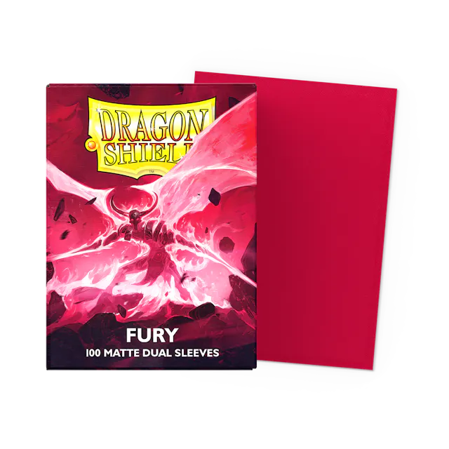 1 Dragon Shield - Fury - Matte Dual Sleeves - Standard Size - Image 1