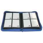 Ultra Pro: Vivid 4-Pocket Zippered Pro Binder -  Blue - Image 2