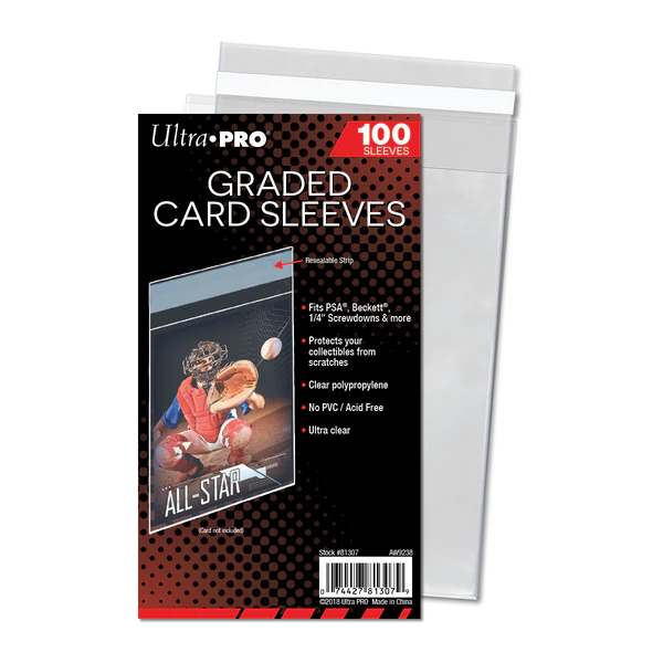 1 UP - Graded Card Resealable Sleeves (100ct) - Image 1