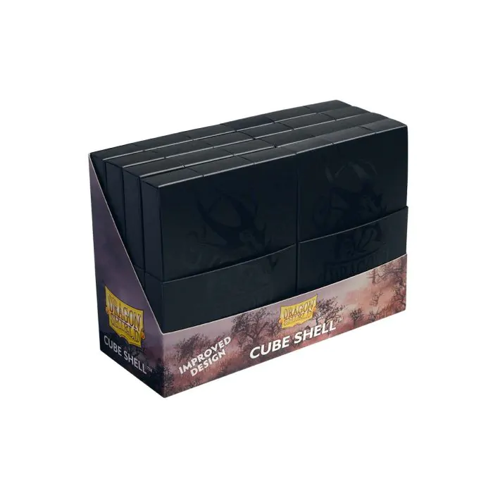 at-30524-cubeshell-shadow_black-pack-1200x1200_2 Dragon Shield - Cube Shell - Black (8 pcs) - Image 1