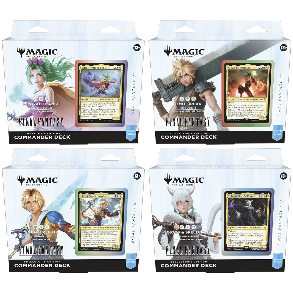 D38460000 Magic: The Gathering - FINAL FANTASY Commander Decks: Collector's Edition: Set - Image 1