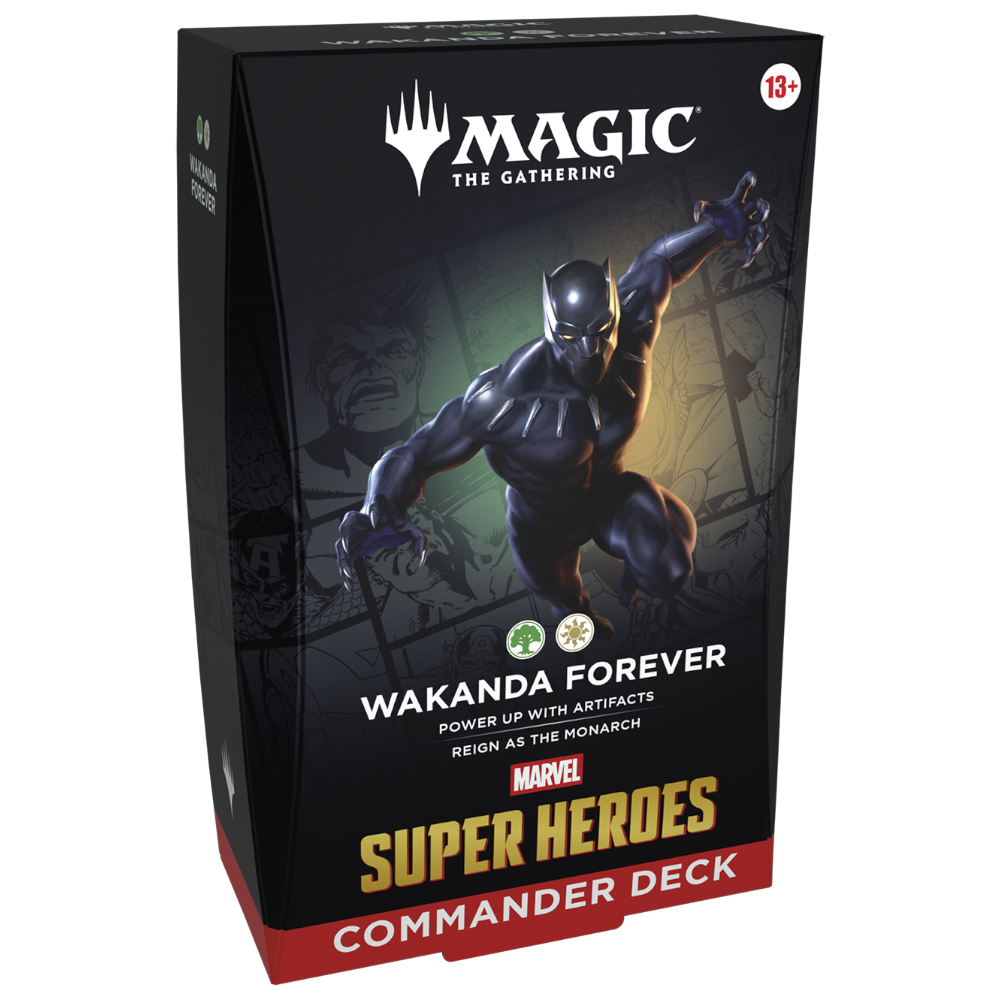 D53610001-2 - 1 Magic: The Gathering: Marvel Super Heroes Commander Deck: Wakanda Forever - Image 1