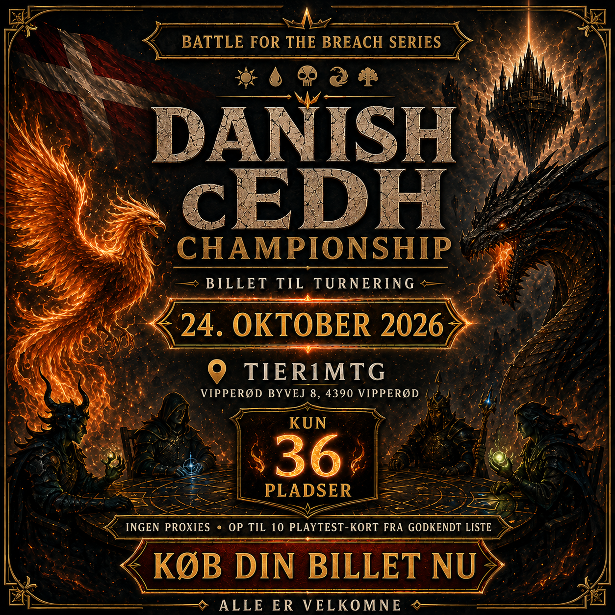 BFTB-2 Danish cEDH Championship – Kvalifikationsturnering 2 | 24. oktober 2026 - Image 1